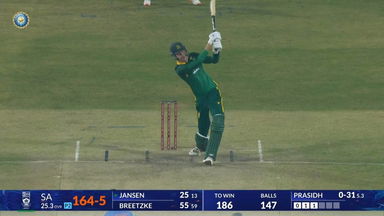 IND vs SA 2025, 1st ODI: Marco Jansen Six