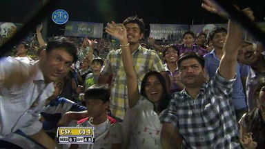 Match 56 RR vs CSK – Hussey's Wicket