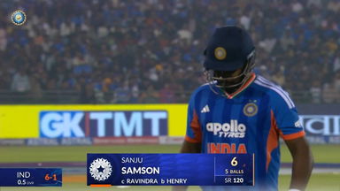 IND vs NZ 2026, 2nd T20I: Sanju Samson Wicket