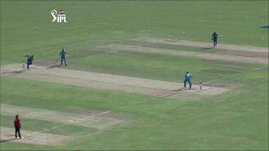 M58: PWI vs MI – Aaron Finch Wicket