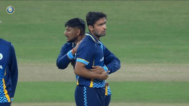 SMAT 2025, Hyderabad vs Haryana: Fall of Wickets