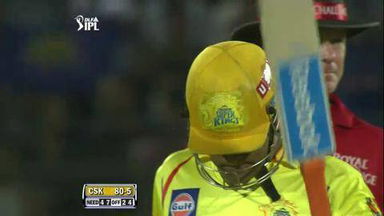 Match 56 RR vs CSK – Dhoni's Wicket