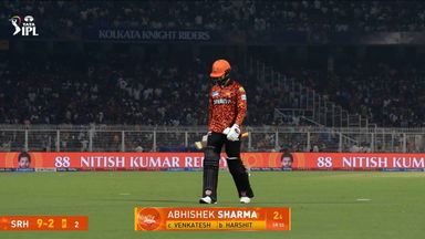 IPL 2025 M15: KKR vs SRH - Abhishek Sharma Wicket