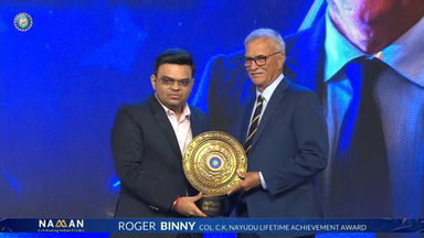BCCI Naman Awards: Col. CK Nayudu Lifetime Achievement Award 2024-25 - Roger Binny