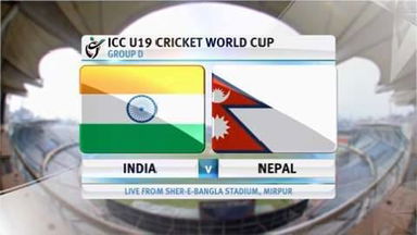 ICC U19 World Cup: India vs Nepal, Highlights