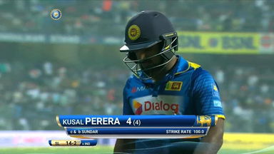 IND vs SL 2017, 3rd T20I: Kusal Perera Wicket