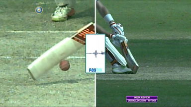 India's successful DRS review gets Root out