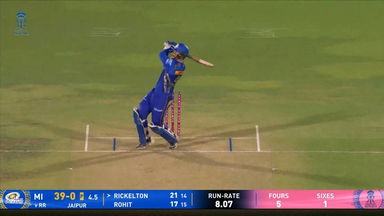 IPL 2025 M50: RR vs MI - Ryan Rickelton Six