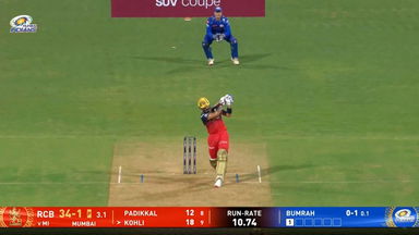 IPL 2025 M21: MI vs RCB - Virat Kohli Six