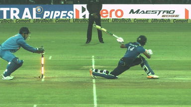 MS Dhoni's twin stumpings in a flash!