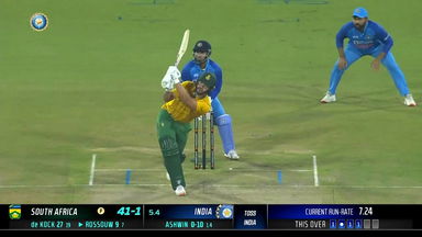 IND vs SA 2022, 3RD T20I: Rilee Rossouw  Six