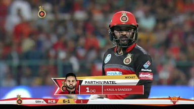 M51: RCB vs SRH – Parthiv Patel Wicket