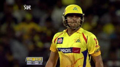 Match 26 CSK vs RR – Raina's Wicket