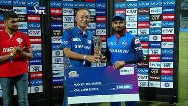 M03: MI vs DC – Man of the Match – Rishabh Pant