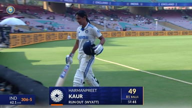 IND-W vs ENG-W 2023, 1st Test: Harmanpreet Kaur Wicket