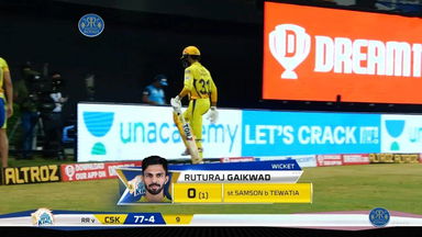 M04: RR vs CSK – Ruturaj Gaikwad Wicket