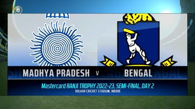 Ranji Trophy  2022/23, SF 1 Madhya Pradesh vs Bengal  Day 2: Match Highlights
