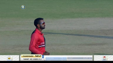 Sumit Ruikar's 3/46 against Chandigarh