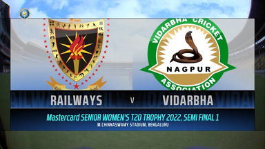 Senior Women's T20 Trophy 2022 SF1 : Railways vs Vidarbha: Match Highlights