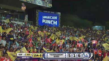 M44: KKR vs KXIP – Andre Russell Six