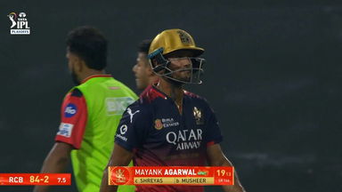 IPL 2025 Q1: PBKS vs RCB - Mayank Agarwal Wicket