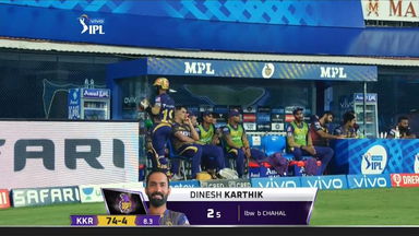M10: RCB vs KKR   – Dinesh Karthik Wicket