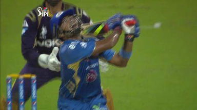 M1: MI vs KKR – Aditya Tare Wicket
