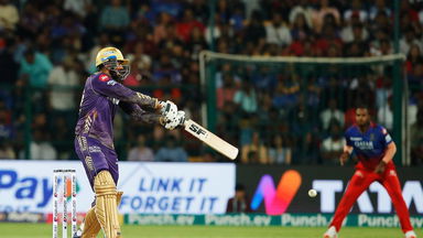 20-run over: Venkatesh Iyer goes berserk against Alzarri Joseph