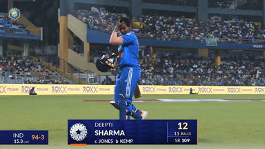IND-W vs ENG-W 2023, 3RD T20I: Deepti Sharma Wicket