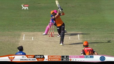 M26: SRH vs RR – Manish Pandey Six