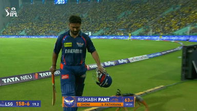IPL 2025 M30: LSG vs CSK - Rishabh Pant Wicket