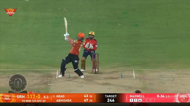 IPL 2025 M27: SRH vs PBKS - Travis Head Six