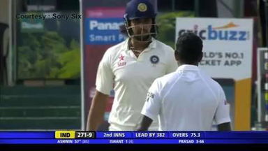 SL vs India, 3rd Test - Day 4 : The Ishant Sharma-Dhammika Prasad face-off