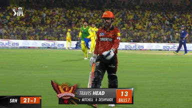 M46: CSK vs SRH – Travis Head Wicket