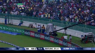 CLT20 2014 Q3: NK vs LIO  –   Super Sixes