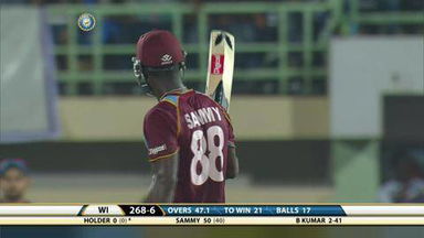 Ind v WI, 2013, 2nd ODI: Darren Sammy, MoM