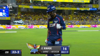M39: CSK vs LSG – K L Rahul Wicket