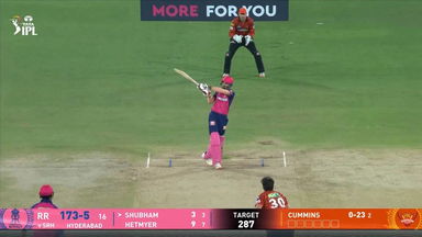 IPL 2025 M02: SRH vs RR - Shubham Dubey Six