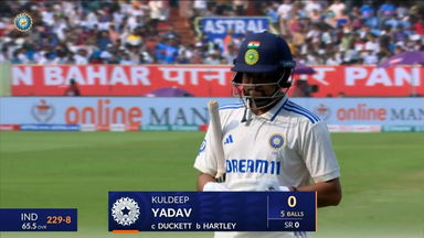 IND vs ENG 2024, 2ND Test: Kuldeep Yadav Wicket