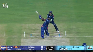 IPL 2025 M26: LSG vs GT - Nicholas Pooran Six