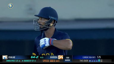 SMAT 2023 Final: Mandeep Singh steadies Punjab with 33(23)