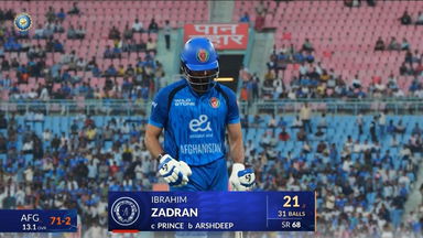 IND vs AFG 2026, 2nd ODI: Ibrahim Zadran Wicket