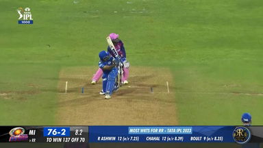 M42: MI vs RR – Suryakumar Yadav Six