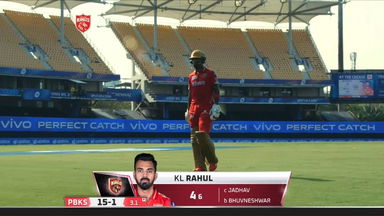 M14: PBKS vs SRH   – KL Rahul Wicket