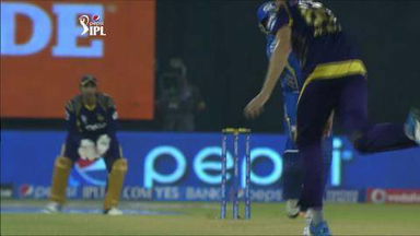 M40: KKR vs MI –  Ambati Rayudu Six