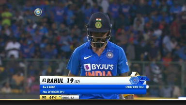 IND vs AUS 2020, 3rd ODI: KL Rahul Wicket