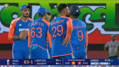 IND vs ENG 2025, 3rd T20I: Fall of Wickets