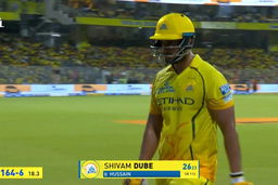 IPL 2026 M63: CSK vs SRH - Shivam Dube Wicket