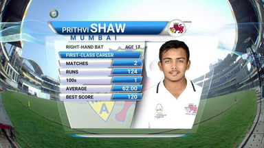 Ranji Trophy Final 2016-17 : Mumbai vs Gujarat - Prithvi Shaw's 71