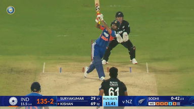 IND vs NZ 2026, 5th T20I: Ishan Kishan Six